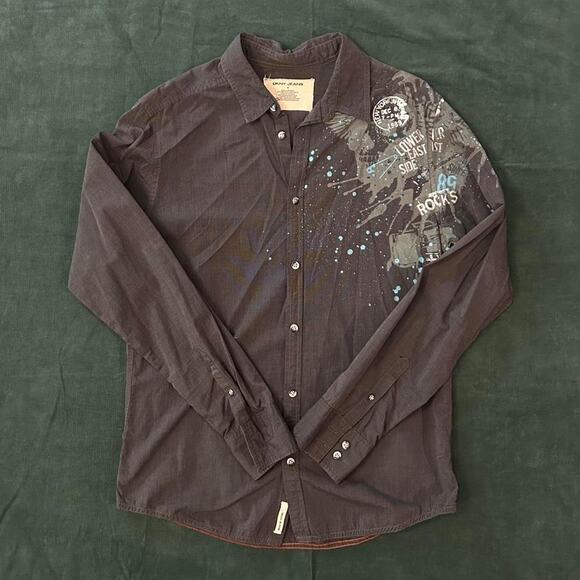 Rare vintage grunge dkny button up - Picture 1 of 5